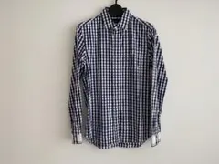 【即発送】 FREDPERRY ギンガムチェックシャツ袖リブポロシャツ風