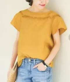 ウェーブタックブラウス＊スピック&スパン