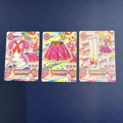 【アイカツカード】ピンクトルテコーデセット