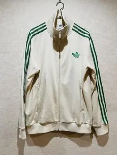 美品70sデザイン adidas アディダスモノグラムジャージ　XLサイズ