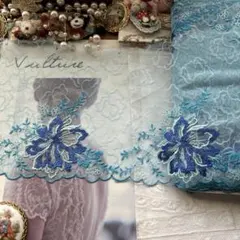 3.6mラメ糸　チュールレース *P3-84