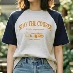 美品 tip top 半袖 ラグラン トレーナー Tシャツ アメカジ バイカラーのサムネイル