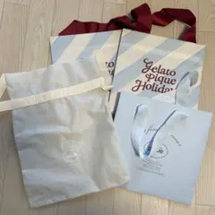 gelato pique ショップ袋 ギフトバッグ セットのサムネイル