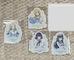 学マス ポップアップ アニメバコ ステッカー ことね 手毬 広 美鈴 4点