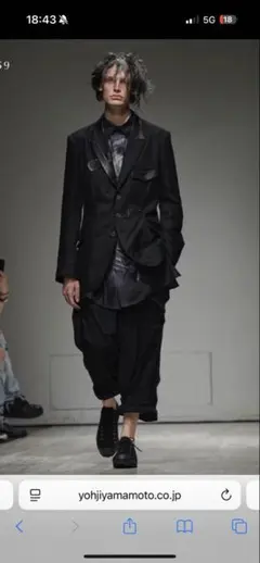 パンツ 22ss look18 Yohji Yamamoto POUR HOMME 22ss look18 Yohji Yamamoto POUR HOMME | Mercari
