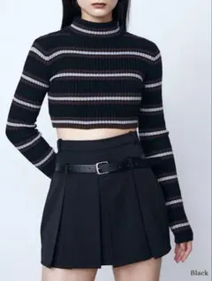 EMODA プリーツミニスカートM ダークネイビーのサムネイル