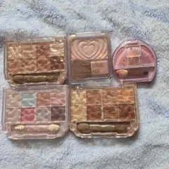 CANMAKE アイシャドウパレット、チーク　 5点セット