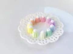 ミニチュアスイーツ カヌレ ホイップ② ハンドメイド フェイクスイーツ チャーム