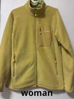 mont-bell フリースジャケット イエロー　レディース　Ｌサイズ