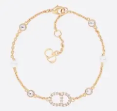 Dior Clair D Lune ブレスレット ディオール ゴールド パール