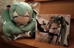 初音ミク AMP フィギュア BIGぬいぐるみ 2点セット Latidos