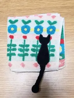 Atsuko Matano 花と猫のハンカチ