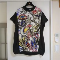 ScoLar スカラー 半袖 Tシャツ カットソー ブラック M★ビッグサイズ‼のサムネイル