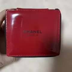 CHANEL メイクアップポーチ レッド