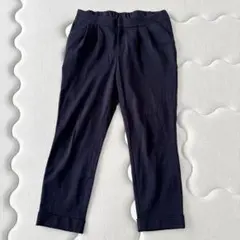 ダーマコレクション スラックス シンプルパンツ ネイビー 紺 タッグ 仕事