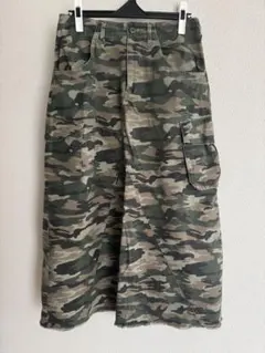 RAG MACHINE 迷彩　ロングスカート