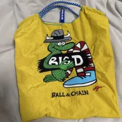 【Ball & Chain】 ワニ 刺繍エコバッグ トートバッグ 〈正規品〉