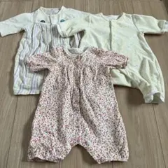 ロンパース　50 60 長袖　七分袖　ミキハウス 赤ちゃん本舗　赤ちゃんの城