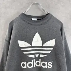 90s USA製 Old adidas アディダス フェードスウェットシャツ M