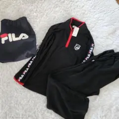 FILA ジャージ　上下 セット アップ　LL XL 新品 フィラ　黒 ブラック
