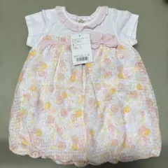 新品 キムラタン　ビスケットクラブ 花柄 ワンピース 80cmのサムネイル