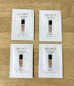 コスメデコルテ　ゼンウェアグロウ　ファンデーション　サンプル　4色　0.6mL