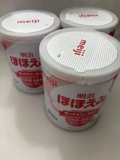 明治 ほほえみ 粉ミルク　ミルク缶