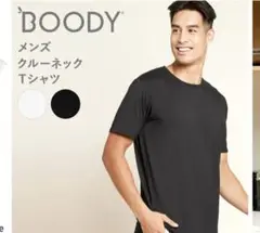 BOODY ブーディ メンズ クルーネックTシャツ 半袖　黒Mサイズ