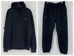 ニューエラ　セットアップ　パーカー　XL L　ブラック　スエード