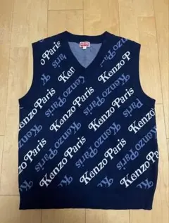 Kenzo × VERDY ロゴベスト Lサイズ ネイビーのサムネイル