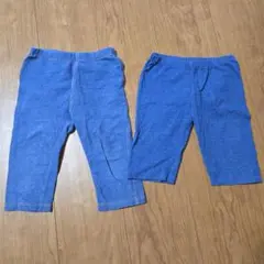 青のハーフパンツ 2枚セット 100cm、110cm