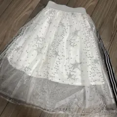 新品タグ付　アナスイミニ　重ね着チュールスカート　M 120 130