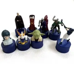 フィギュアペットボトルキャップ8個　スターウォーズ　イチロー　ガンダム　ペプシ