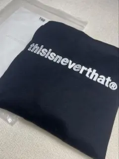 thisisneverthat ブラック フード付きパーカー　S M L