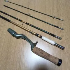 フィッシングロッドグリップ コルク製 オフセットグリップ
