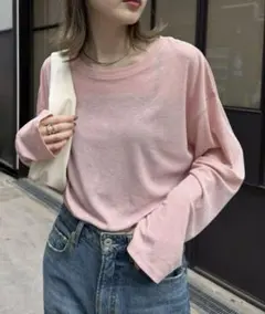 CIAOPANIC TIPY サイドスリットシアートップス　ピンク