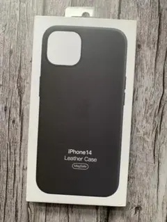 iPhone 14 レザーケース未開封ミッドナイトApple純正