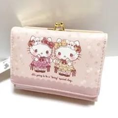 ハローキティ DOLLY MIX がま口財布 アベイル 三つ折り