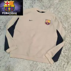 【レアデザイン】NIKE　ナイキ　Y2K　FCバルセロナ　オフィシャルスウェット