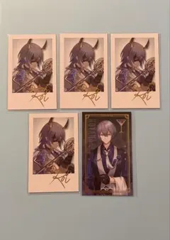 にじさんじ　トレーディングカード　サイン　チェキ　小柳ロウ