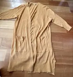 CINEMA CLUB リブ編みカーディガン M