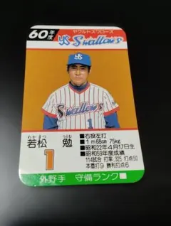タカラ プロ野球カード ロッテオリオンズ 落合博満 村田兆治 58年度