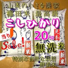 【　Sale❗️献上米の歴史　】コシヒカリ玄米２０kg「標準白米・無洗米に精米」 Sale❗️献上米の歴史 】コシヒカリ玄米20kg「標準白米・無洗米に