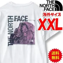 ノースフェイス Tシャツ 白 バックプリント 海外XXL 日本4L相当 hp