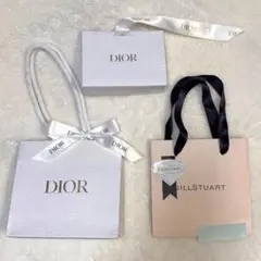 Dior ショップ紙袋 ショッパー& JILL STUART 紙袋 ラッピング