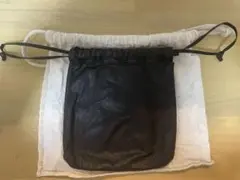 aeta 巾着　S サイズ　ディアレザー