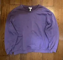 スウェット　パープル　紫　H&M