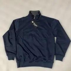 INITIUM HOMME ハーフジップ スウェット ネイビー