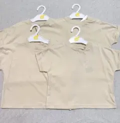 新品　キッズ　無地　Tシャツ　100サイズ　4枚セットのサムネイル