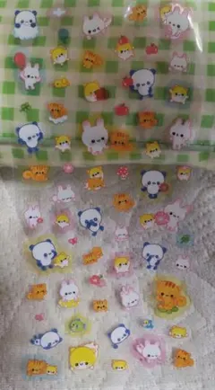 ぷくぷくシール 当時物 平成レトロ うさぎ ハムちゃん こぱむだ - メルカリ
